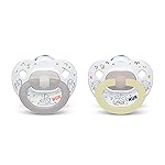 NUK Orthodontic Pacifiers, Girl, 0-6 Months, 2-Pack