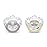 NUK Orthodontic Pacifiers, Girl, 0-6 Months, 2-Pack