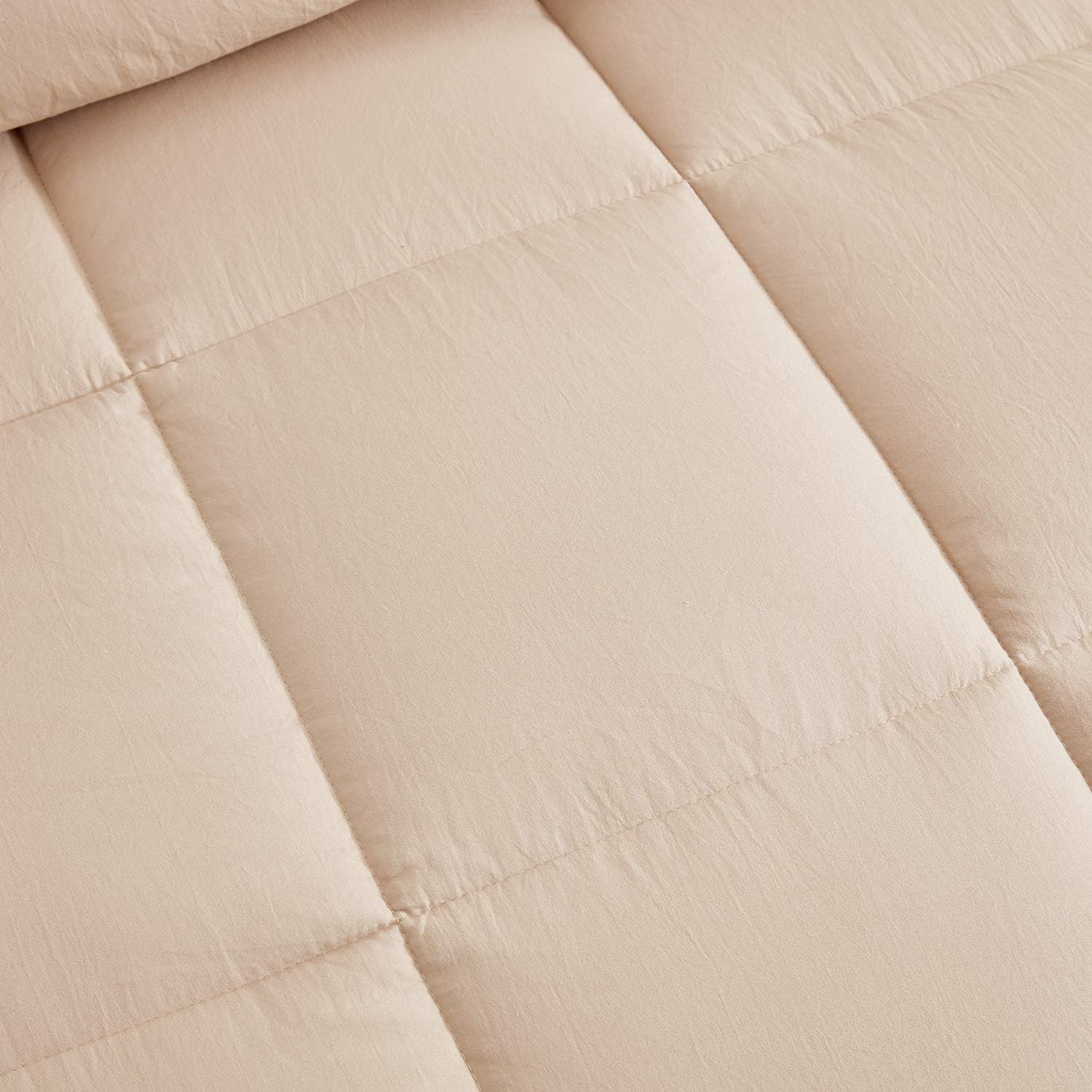 CHIXIN Queen Taupe Comforter - Soft Down Alternative Comforter - 330 GSM Reversible Bedding Comforter - 3D Hollow Siliconized: Kitchen & Dining