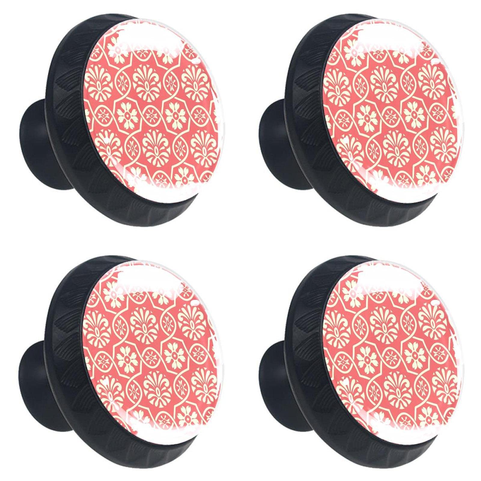 Boutons de meuble en verre rouge pour dynamiser la décoration de votre cuisine