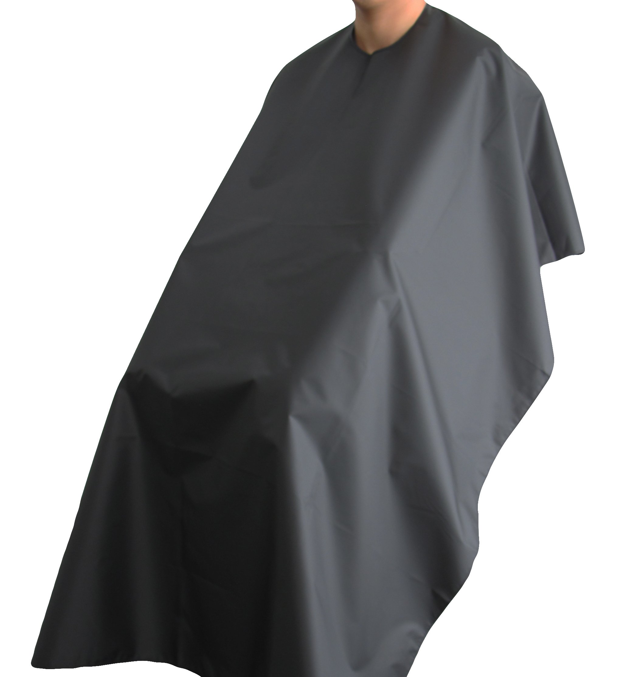 10er-Pack Friseurumhang | Wasserabweisend Haarschneideumhang für Friseursalon | Cape Salon | Friseurschere -Zubehör Friseurcape | Frisörumhang Friseur Umhang schwarz