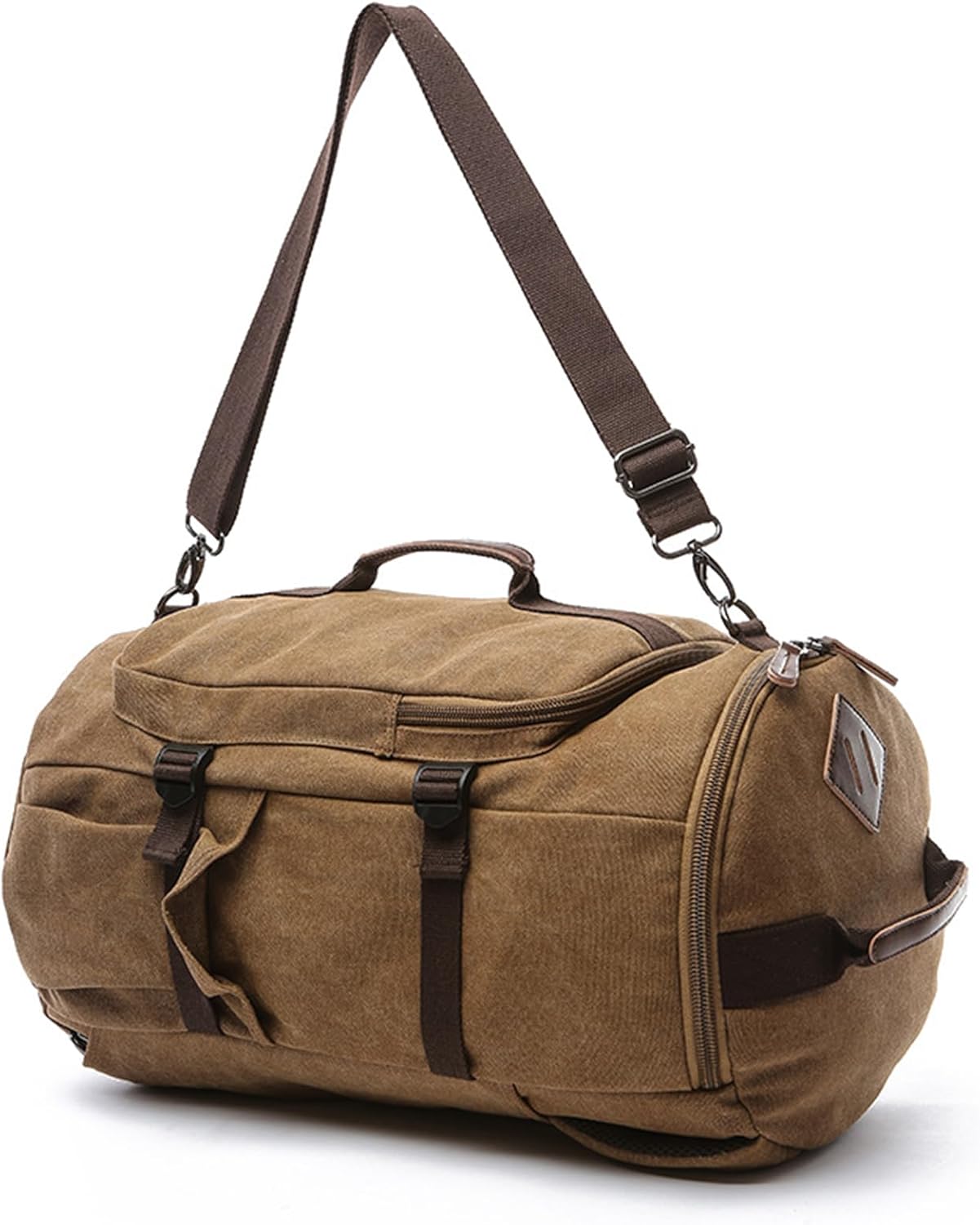 IT'SCARL Large backpack for men,Travel backpack,Carry on, Canvas big bag,Work back pack(khaki) - Image 7