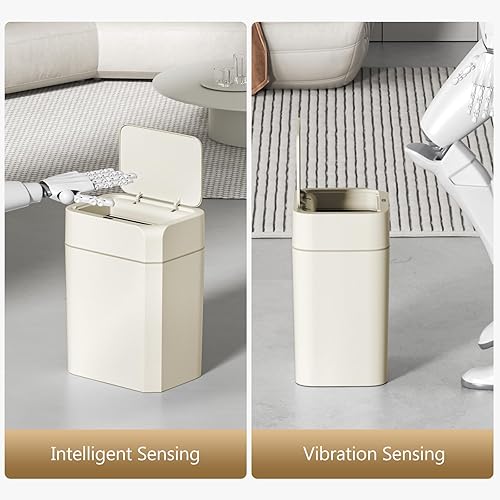 Miniatura 4 de ELPHECO Bote de basura 6115 6116 (3.5 galones crema)