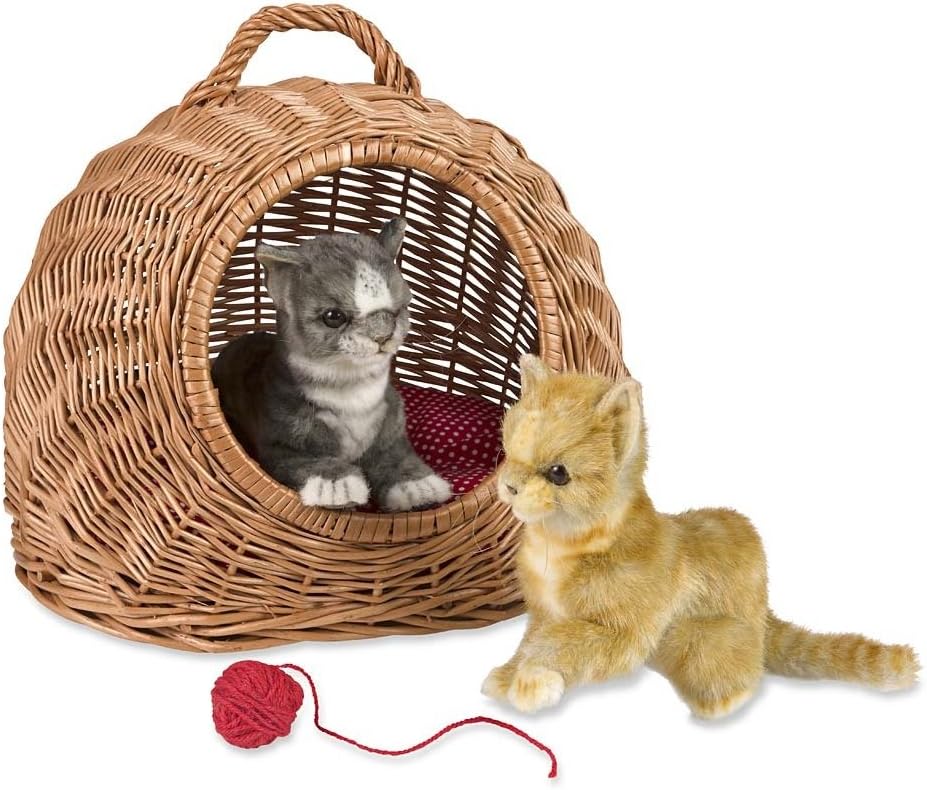 Coopexim Ltd Wicker Pet Bed Carrier, Light Brown