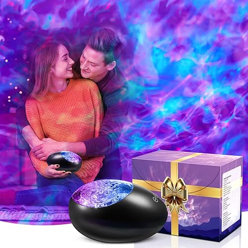 One Fire Gifts Box【Birthday Gift】 Galaxy Projector Light Projector with 10 White Noise &Bluetooth Music,Remote Timer Galaxy Lights for Bedroom,Galaxy Light Gifts Room Decor for Teen Girls