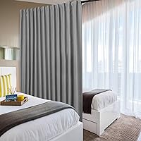 Vista 70 de DWCN Cortinas para puerta corrediza de patio - Cortinas extra anchas para puerta de vidrio, panel de cortina divisora de habitación con privacidad