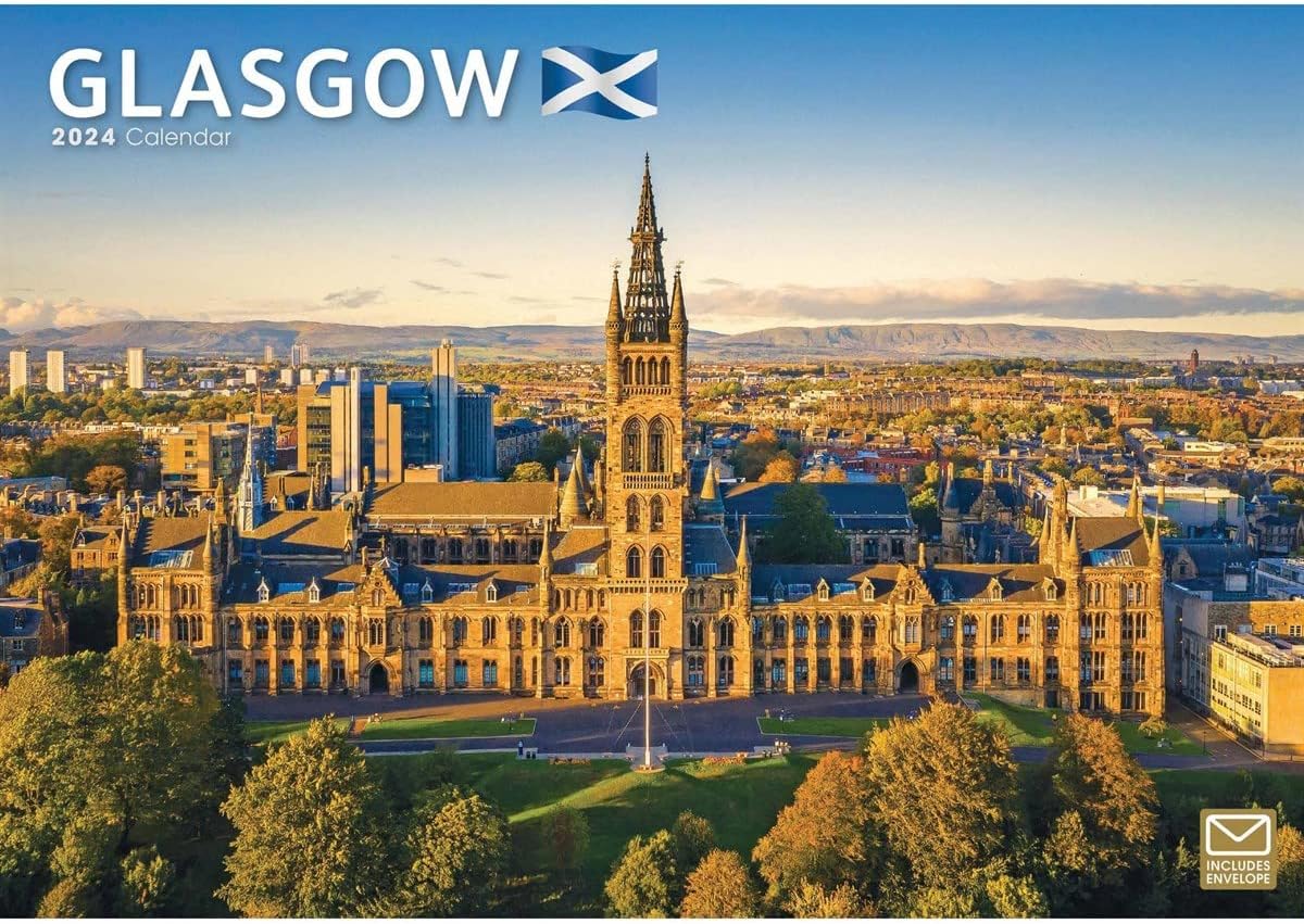 Glasgow A4 Calendar 2024 Amazon.co.uk Stationery & Office Supplies