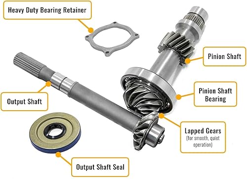 SuperATV Eje de piñón resistente, engranaje de esnórquel y eje de salida delantero para Polaris RZR XP 1000 High Lifter Edition 2017-2019 | 2.5