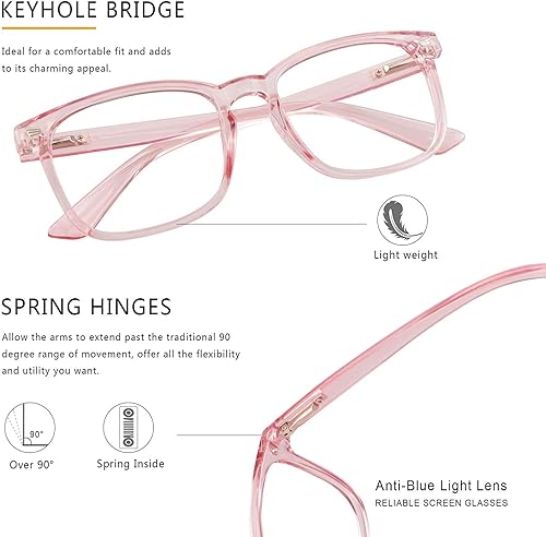 Miniatura 2 de LAMBBAA Lentes presbípicos multifocales progresivos cuadrados vintage, lentes de sol grises fotocromáticos para hombres y mujeres lectores