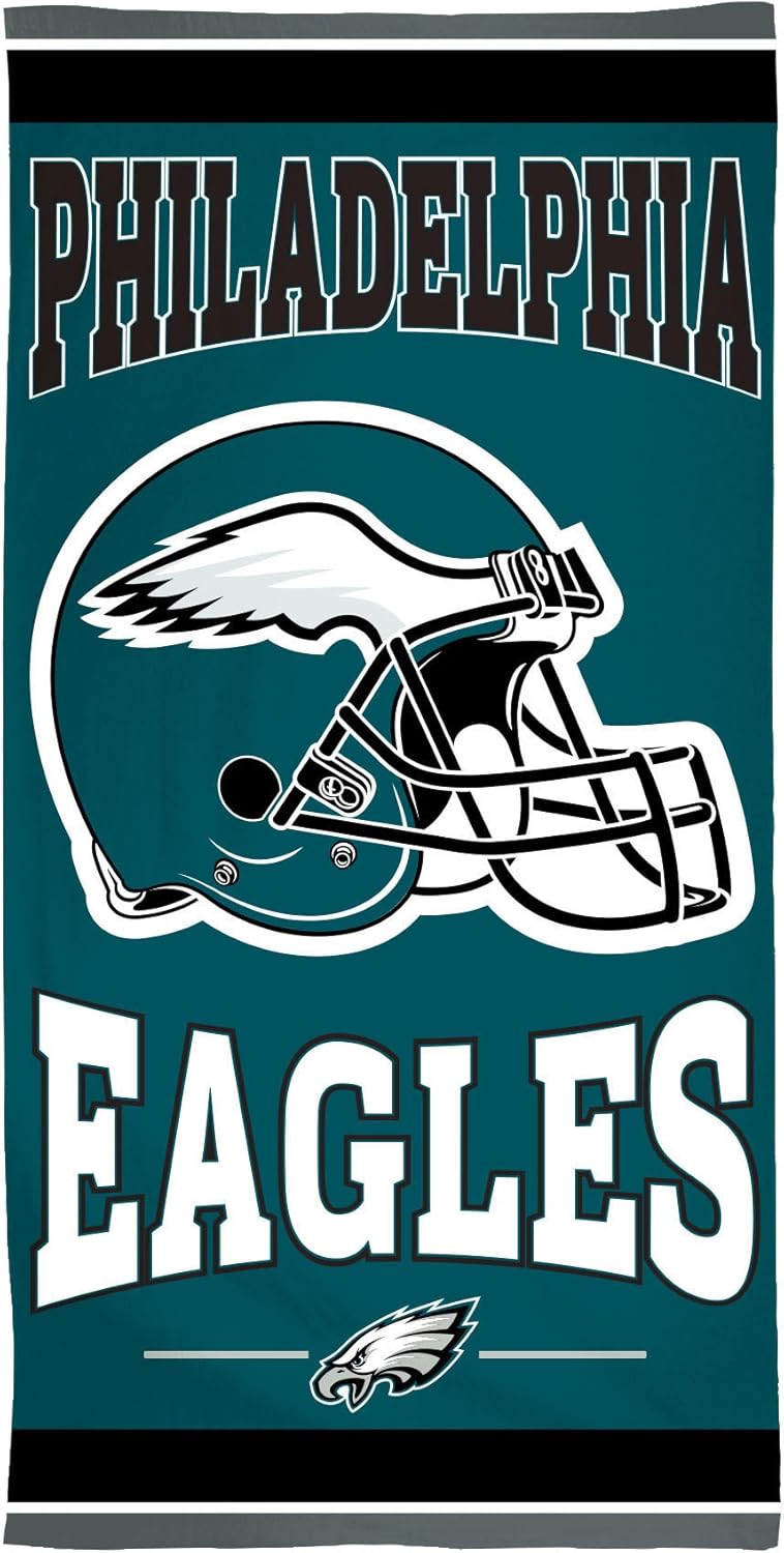 NFL Philadelphia Eagles Fiber Beach Towel, 30 x 60-Inch