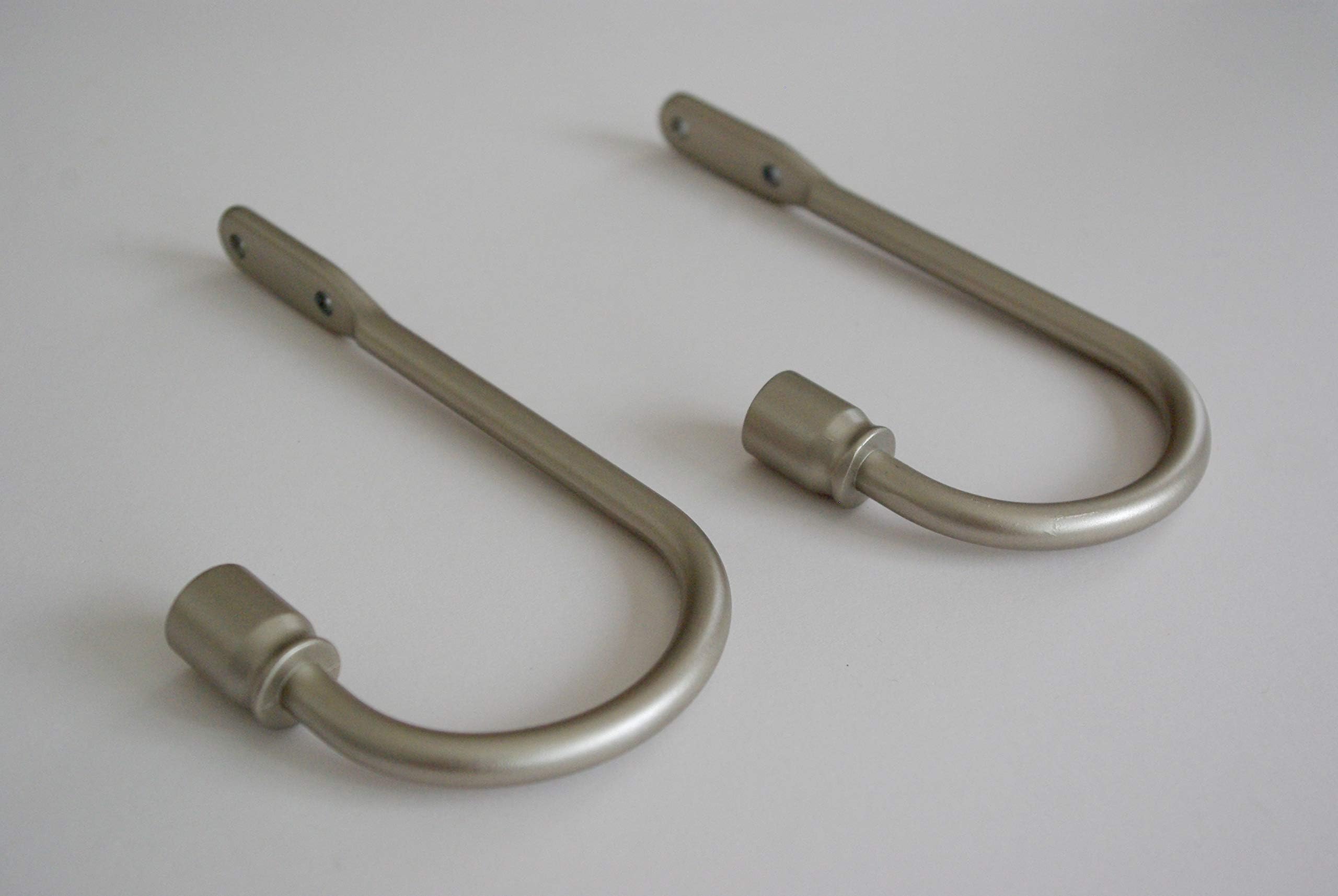 Curtain Holdbacks – Silver/Chrome 150mm (Pack of 2)