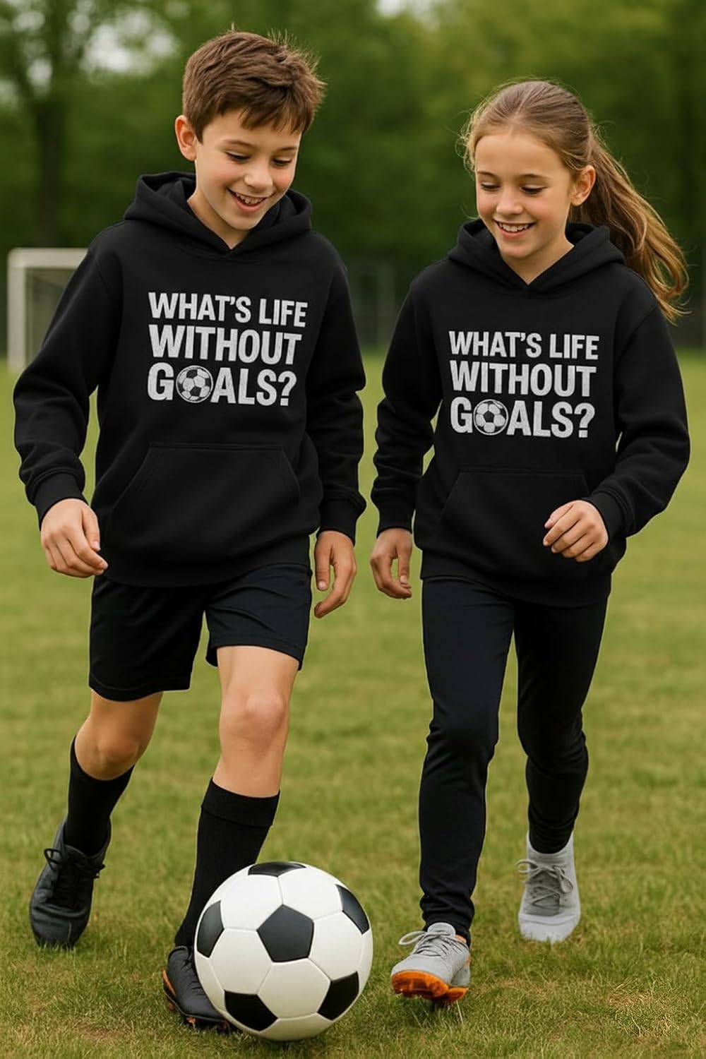 Tstars Youth Soccer Hoodie for Boys and Girls - Funny Sports Sweatshirt Gift for Players & Fans - Game Day Apparel - Image 3