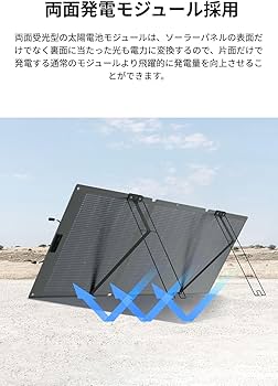 【新品未開封】 EcoFlow 160W両面ソーラーパネルGen2 160W 両面ソーラーパネル Gen2 EFSOLAR160W-BIFICIAL EcoFlow