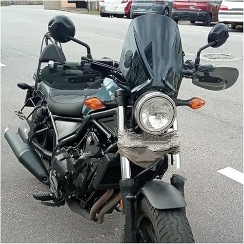 Miniatura 5 de Pantalla de parabrisas de motocicleta para Royal para Enfield para Bullet para Meteor para Classic 350 500 para Interceptor 650 para Continental