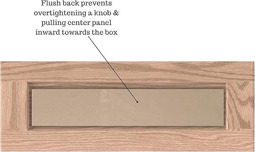 Miniatura 9 de ONESTOCK Reemplazo de puerta de gabinete de cocina de roble sin terminar de 17.75 W x 23 H, estilo coctelera