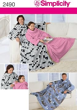 Simplicity Sewing Pattern 2490 Crafts Size A S-M-L