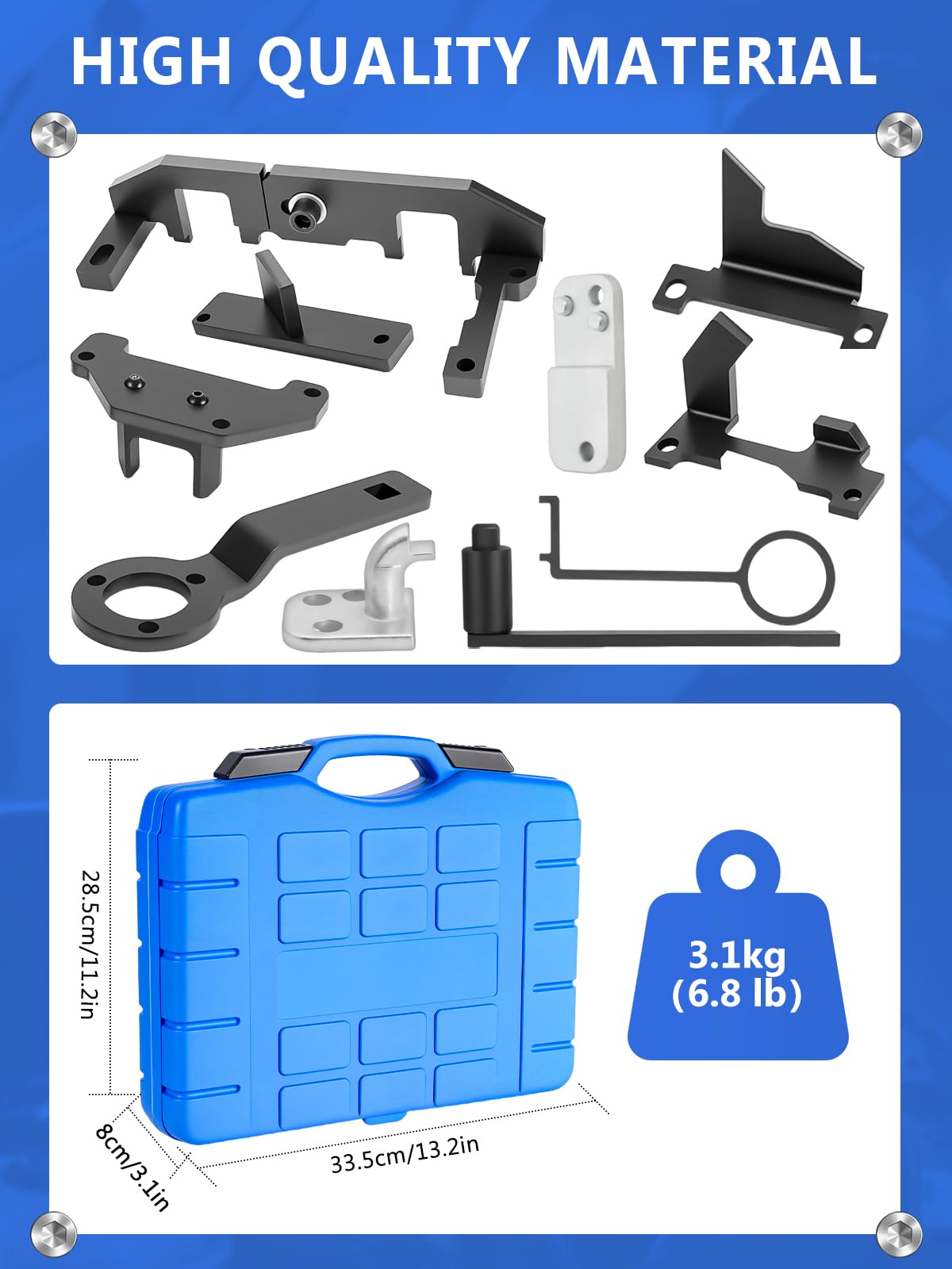 10 Piezas Herramientas de Ajuste Motor Compatibles con Peugeot, Citroen, Opel, para Gasolina 1.2 Vti (VVT) /GDI PureTech, 109-2A, 0109-2B, 109-2C, 109-2D, G-0109-2E