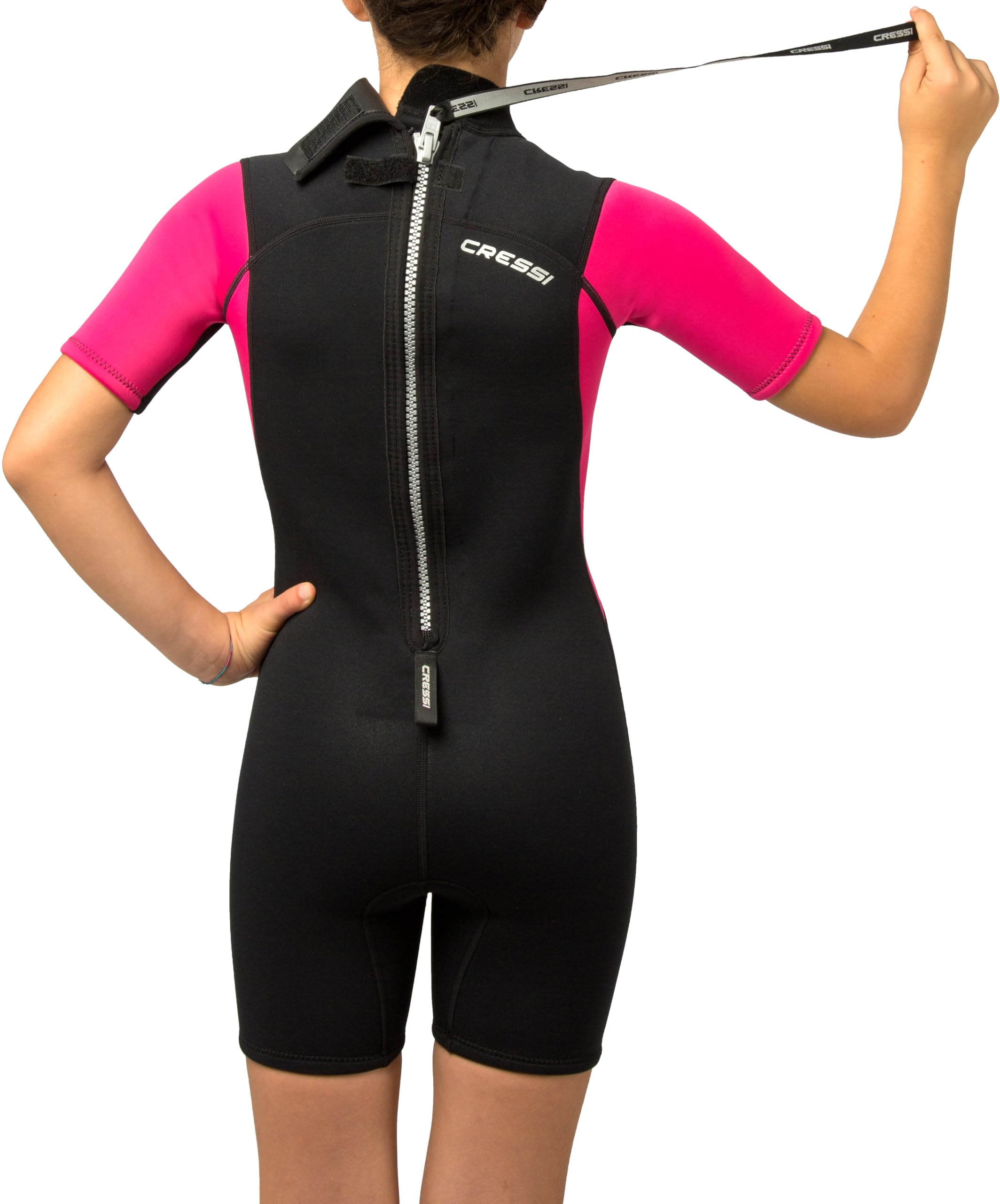 Cressi Shorty Junior Muta per Snorkeling, Surf, Paddleboarding - per bambini dai 2 ai 13 anni | Realizzata in neoprene a doppia fodera da 3 mm, ideale per acqua fredda media | Med X Junior: progettata
