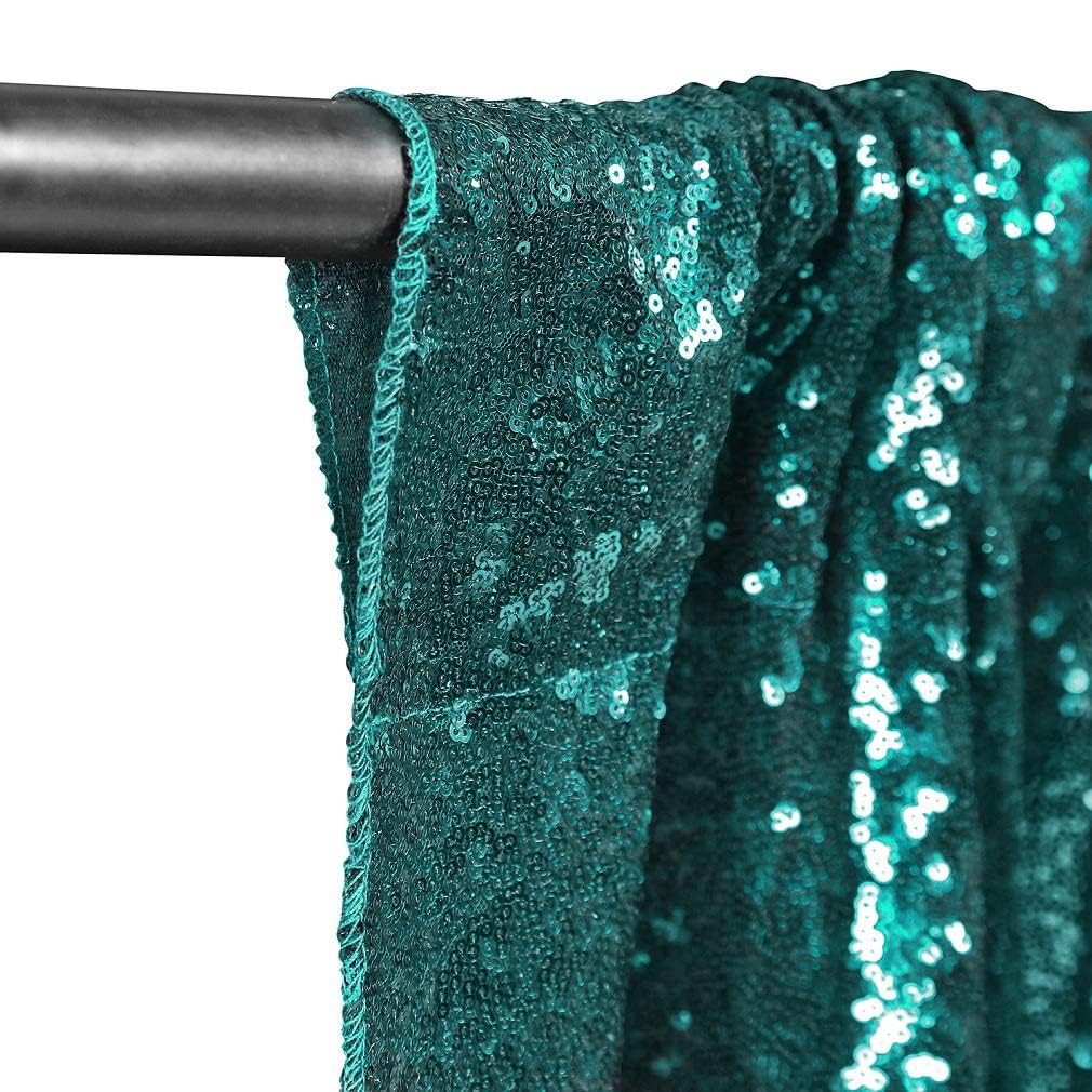 2Pieces Sequin Backdrop 2ftx8ft(60x243cm) Shiny Seamless Photo Booth Curtain for Party Wedding Decoration Photo Background, Iridescent — view 36