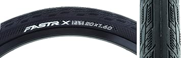 Tioga BMX Fastr X BLK LBL BMX Unisex Adult Tyre, Black