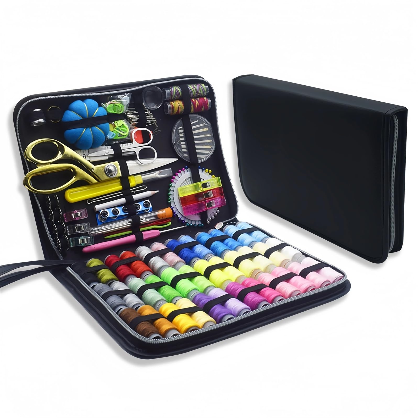 Dazhua Sewing Kit for Handcraft Projects - Includes Threads, Needles, Scissors, Tape Measure, Buttons & More for Home and Travel(232 pcs)