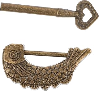 Housoutil Suit Case 1pc Fish Lock Mini Padlock Mini Suitcase Vintage Suitcase Rustproof Padlocks Vintage Furniture Lock Suitcase Lock Suitcase Lock Suitcase Padlock Vintage Furniture Locks