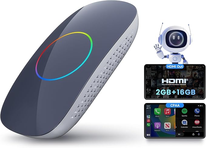 【CB4CT 】Magic Wireless CarPlay Adapter Supports for Netflix/YouTube