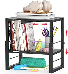 Locker Organizer Shelf School, Adjustable Width and Height, Stackable ...