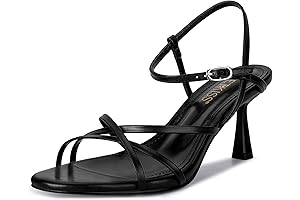 Strappy Heels For Women - Versatile & Chic Kitten Heels for Any Occasion