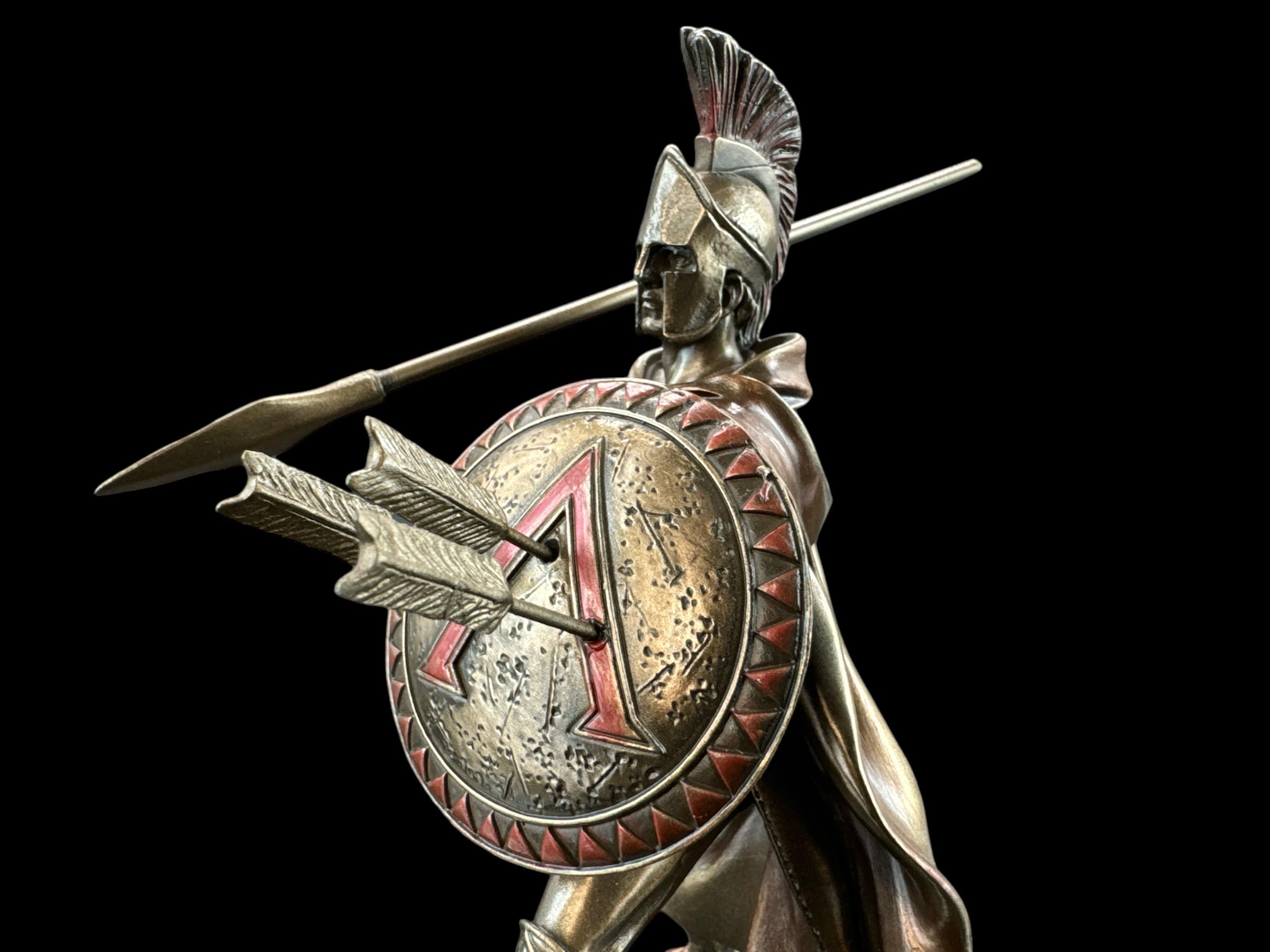 57 SPECIAL REPLICAS Rzeźba dekoracyjna Leonidas – King von Sparty, figurka z brązu jako prezent do salonu, dekoracja figurki, dekoracja
