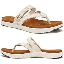 Womens Fashion Orthotic Flip Flops Ladies Slip On Lightweight Athletic Yoga Mat Cushion Thong Sandals With Comfortable Plantar Fasciitis Arch Support