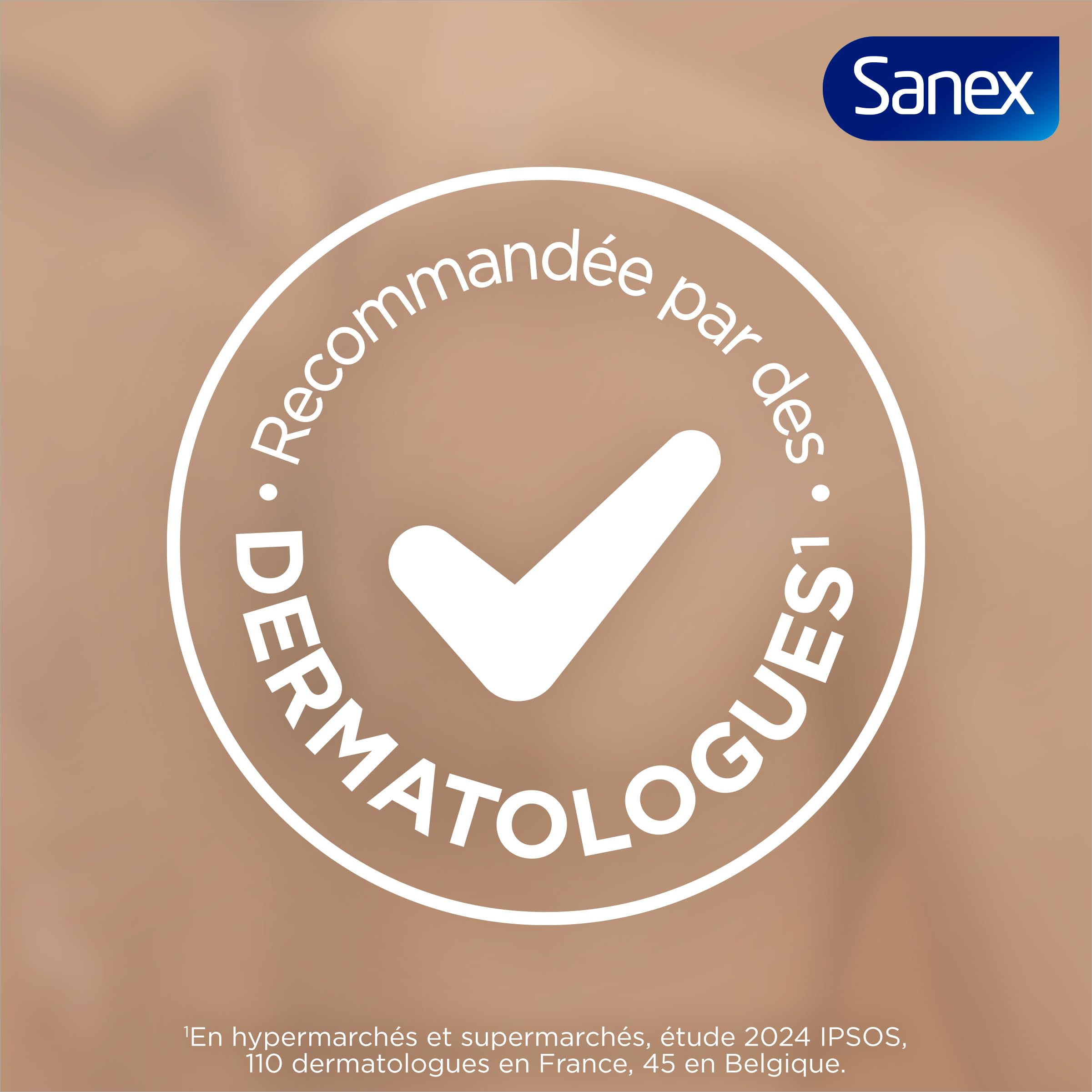 SANEX - Dermo Men Active Control 72 h Anti-transpirant homme – protection puissante contre la transpiration et les odeurs – sensation immédiate de peau nourrie – ne contient pas d’alcool - lot 6x50 ml