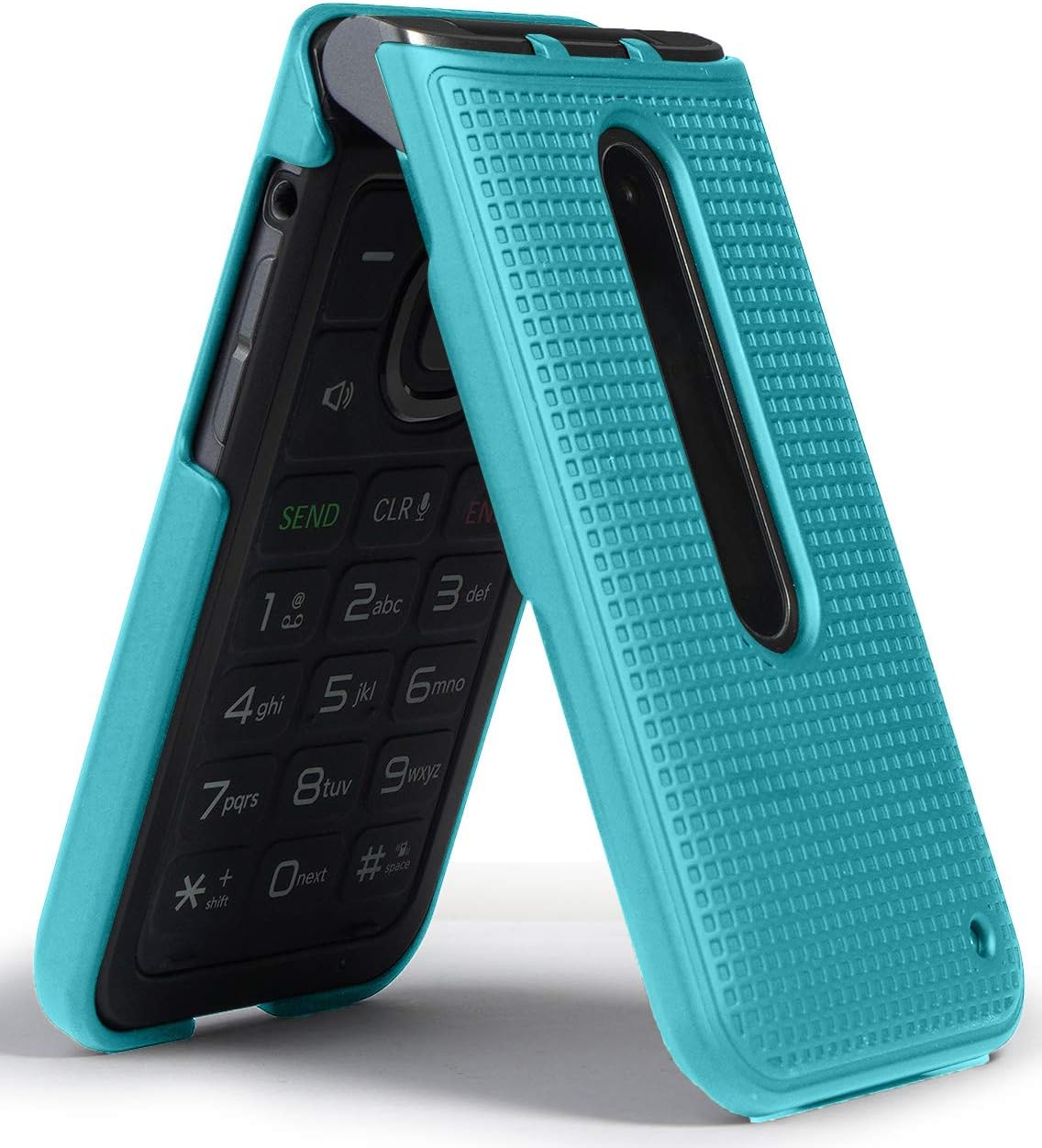 Nakedcellphone Grid Series for LG Classic Flip Phone Case - Teal Mint image 4