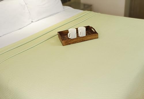 Miniatura 7 de Cotton Craft - Cobija térmica de sarga de punto espiga (100% algodón súper suave de alta calidad)