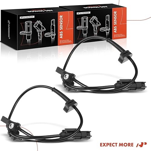 Miniatura 8 de A-Premium Sensor de velocidad de rueda ABS compatible con modelos Ford, Mustang 2015-2016/2018-2020, lados traseros del conductor y del pasajero,