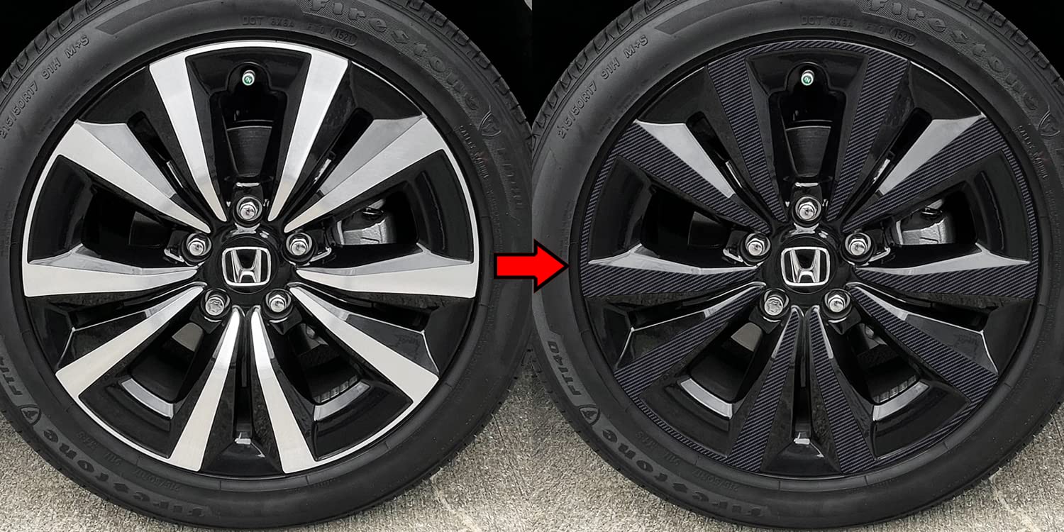 SlickMod Chrome Delete Blackout Vinyl Overlay for 2022-2023 Honda Civic 17