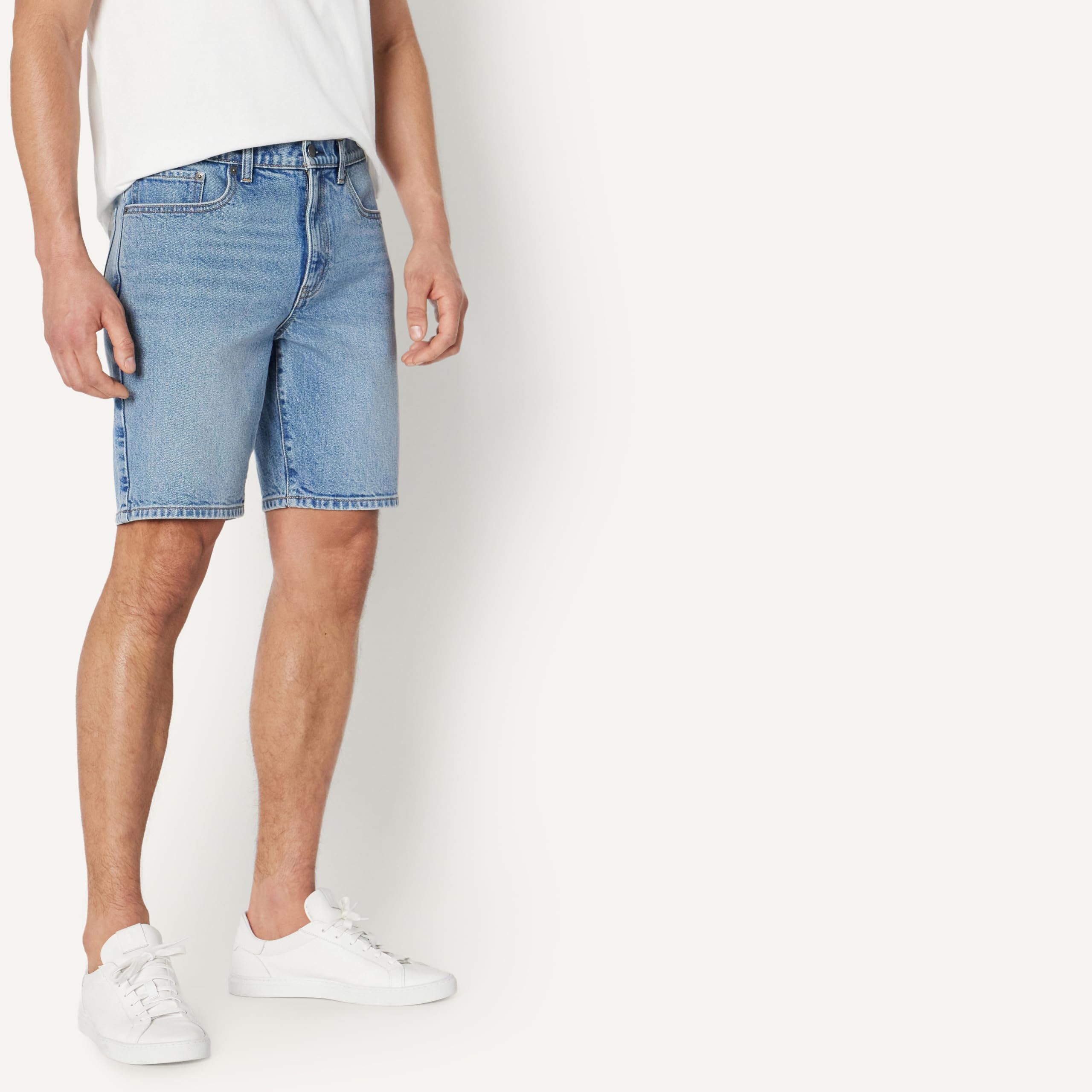 Amazon Essentials Pantalones Cortos Vaqueros Corte Recto 22,9cm Hombre