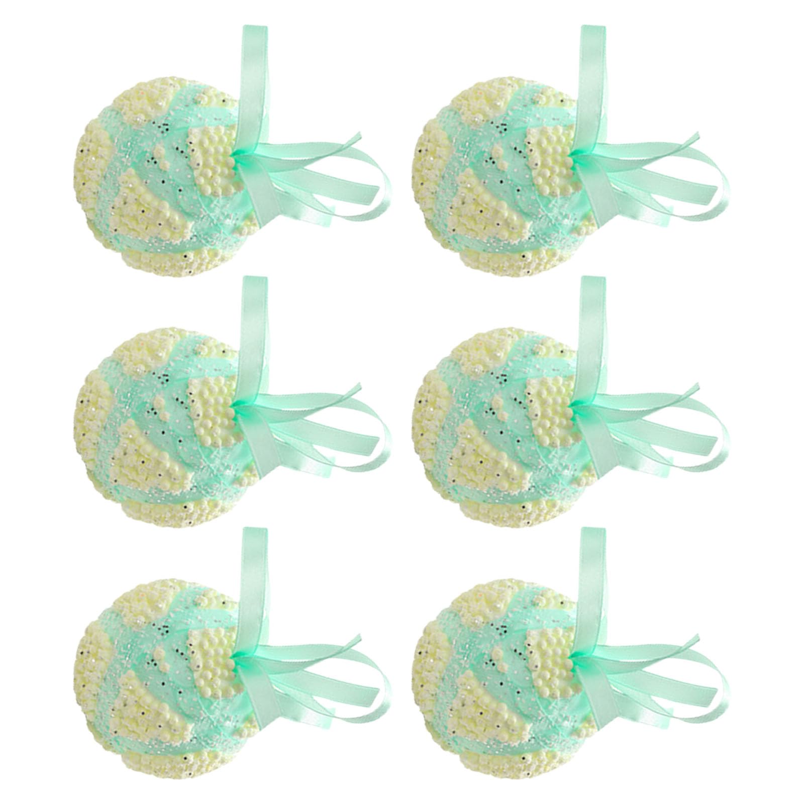 carotoe 6 Pcs Christmas Tree Decorations Christmas Ball Ornament Hanging Ball for Home Holiday and Festival Tree Decorations