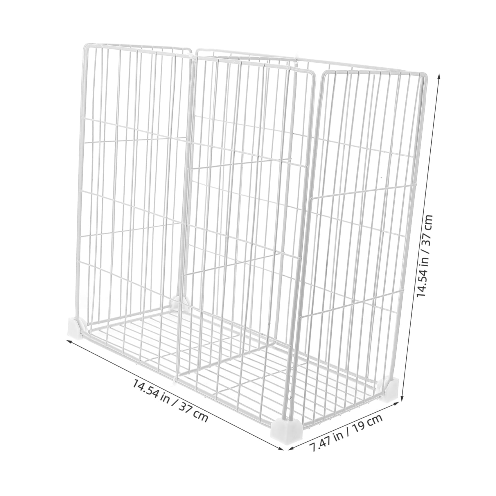Mikinona Organizador De Congelador Horizontal 37cm Rejilla Divisoria De Alambre Cesta para Refrigerador Multifuncional Adecuado para Congeladores y Almacenamiento De Alimentos