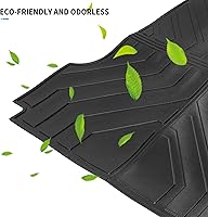 Vista 5 de Bomely Tapete para caja de camioneta compatible con Dodge Ram 1500 2019-2024, alfombrilla de cama de maletero TPE para todo tipo de clima, forro