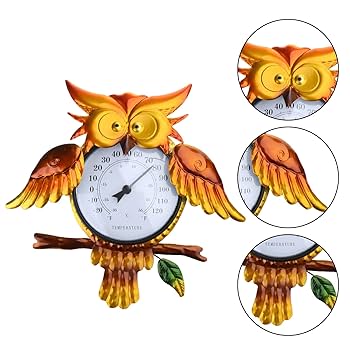 Hawoo フクロウ 木製温度計 Hawoo フクロウ 木製温度計 Hawoo フクロウ 木製温度計 Amazon
