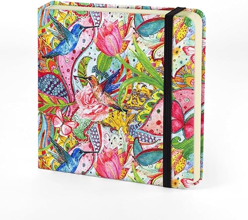 Miniatura 35 de Mifuner Cuadernos Mini de 5x5, 80gsm, Páginas en Blanco, Cuadernos de Bocetos, Diario de Viajes, Cuaderno de Bolsillo, Tapa Dura, Cuaderno