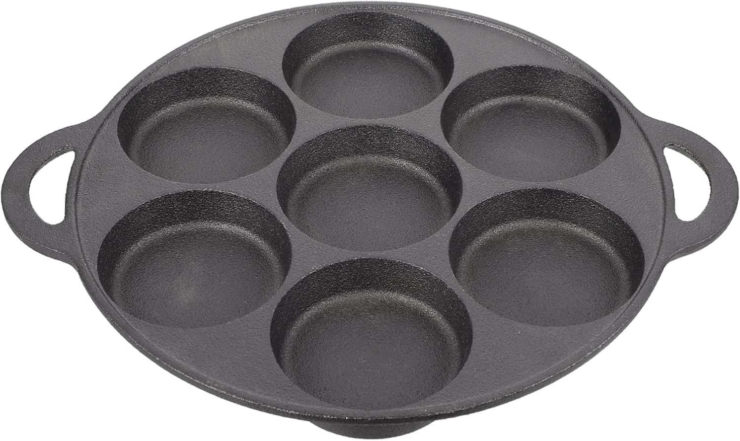 Ciieeo 1Pc Non Stick Egg Cooker Multi Function Frying Pan Thick Cast Kitchen Cookware for Omelettes and Snails Easy to Clean and Cooking Tool