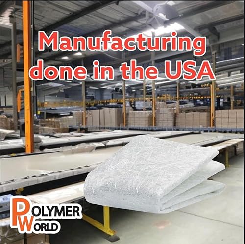 Miniatura 7 de Estera de Fibra Cortada de 1.5 x 50 x 3 yardas - Tela de fibra de vidrio liviana y de grado marino para resina epoxi, poliéster, éster de vinilo,