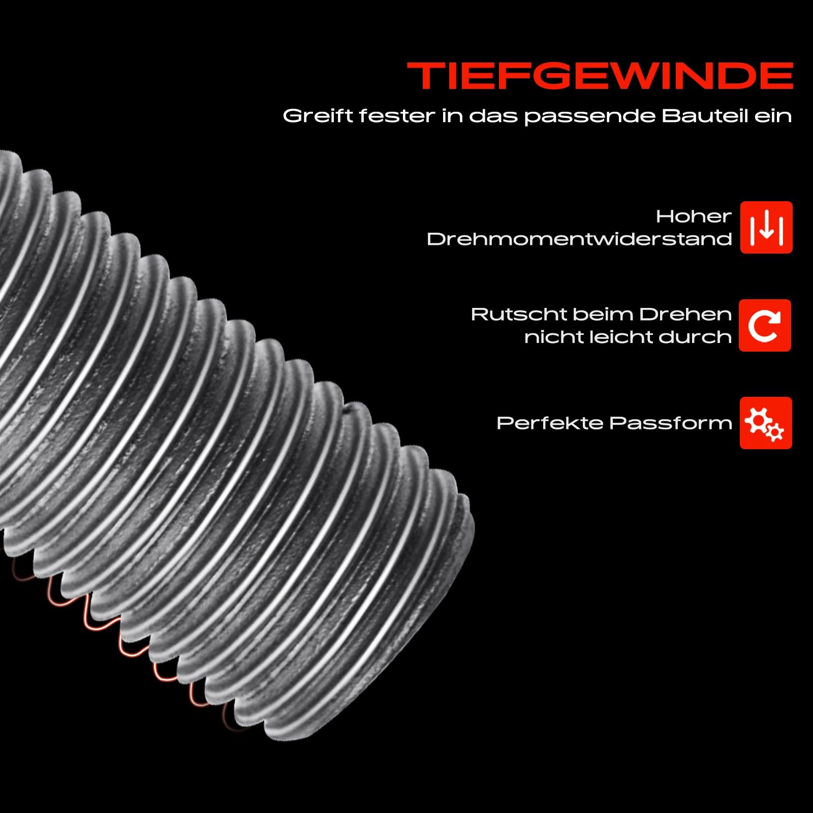 Frankberg 10x Radbolzen Radschraube Kompatibel mit A,B,C,E,M,S,R,GL,GLA,GLK-Klasse CLA CLK CLS 1998-2019 0009904907