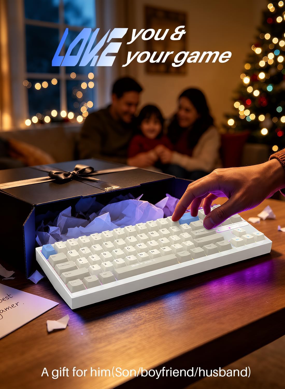 65% TMR Gaming Keyboard, RGB Alloy Based 0.005-3.5mm Actuation | 8K Polling Rate, 0.08ms Latency, 0.005mm Precision, 0.001-3.5mm Actuation Travel, RGB Lighting, Gasket-Mount, PC+Mac Ready 8 71drAtjU8JL. AC SL1500