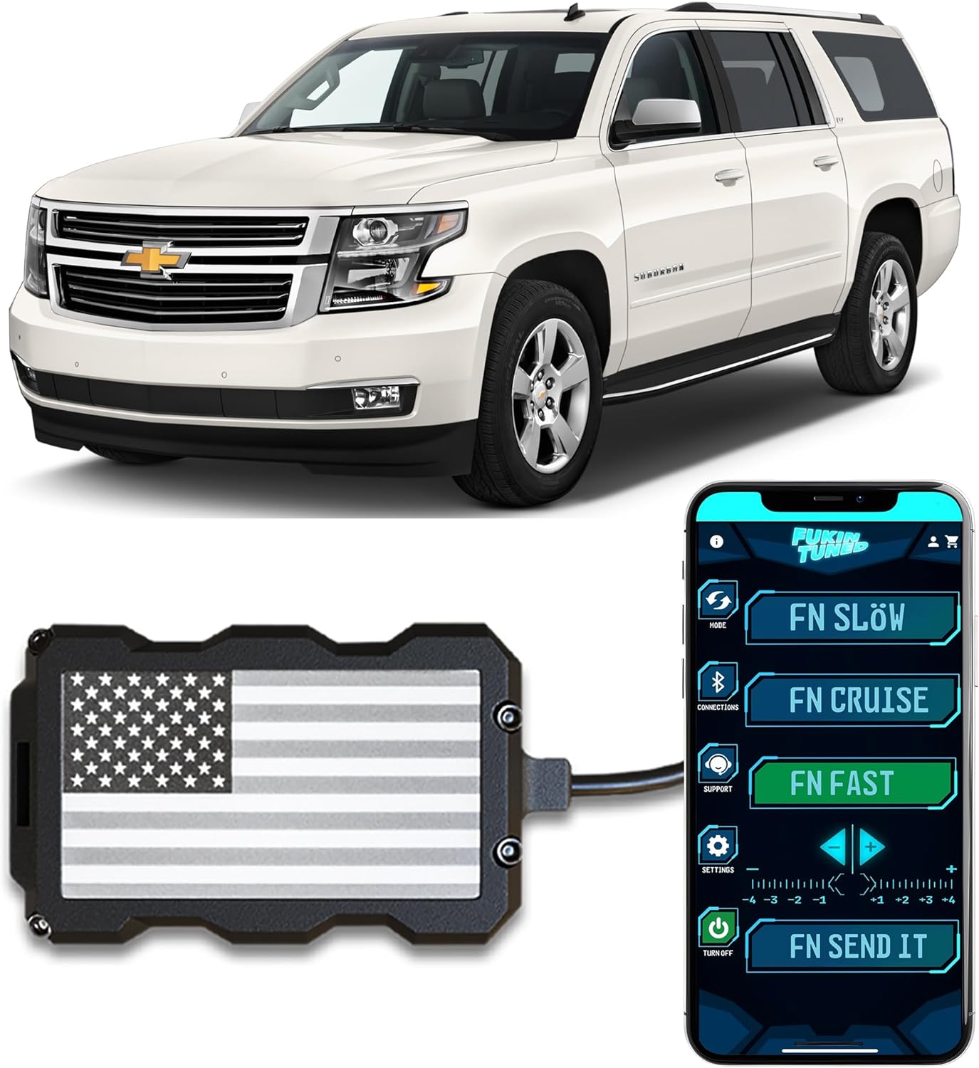 Throttle Response Controller for Chevrolet Suburban (2007-2020) (10th/11th Gen) LS, LT, LT2, LTZ, Premier, 1500 2500 (5.3L 6.0L 6.2L) | FT65