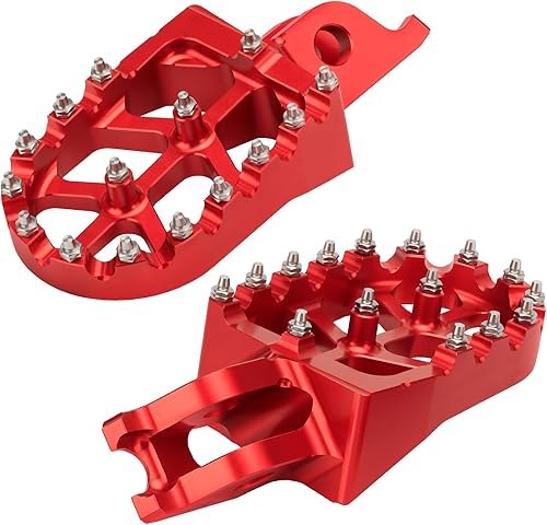 Miniatura 5 de LKV Estriberas de motocicleta para motocross compatibles con Honda CR125 CR250 CRF150R CRF250R CRF250RALLY CRF250X CRF250RX CRF450R CRF450RX CRF450X