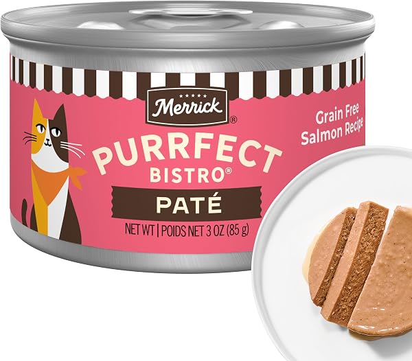 Merrick Purrfect Bistro Grain Free Wet Cat Food Rabbit Recipe Pate