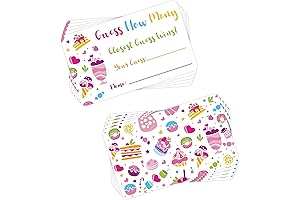 Candy Guessing Game Cards Guess How Many Cards